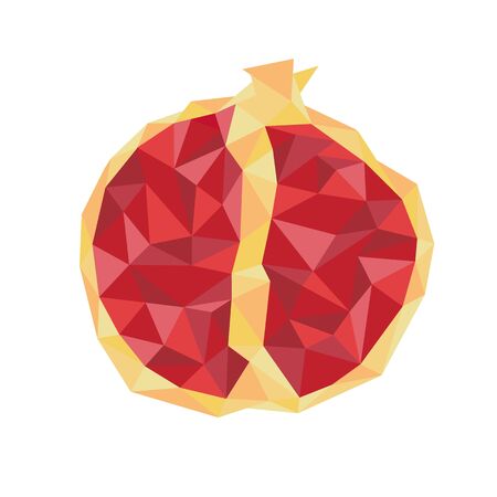 Red juicy ruby garnet. Fruits by seasonの写真素材