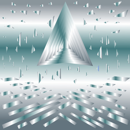 Abstract graphic background illustration in gradient color.のイラスト素材