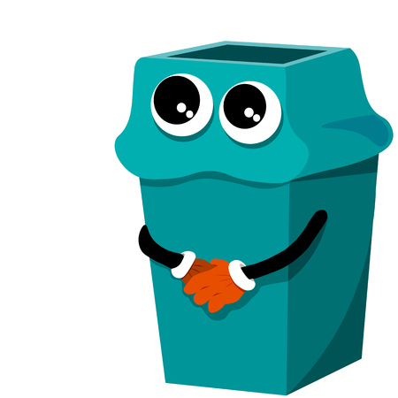 Garbage containers for the cleanliness of the environment.のイラスト素材