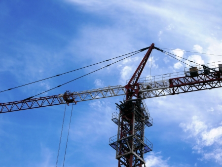  Tower craneの写真素材