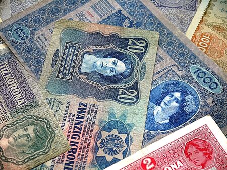  Some old notes of the Austro-Hungarian Empire circulated before 1917