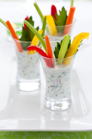 vegetable appetizersの写真素材