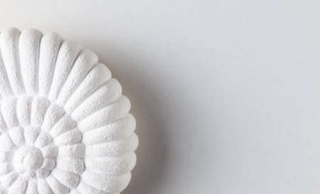 Decor for home in shape of snail shell