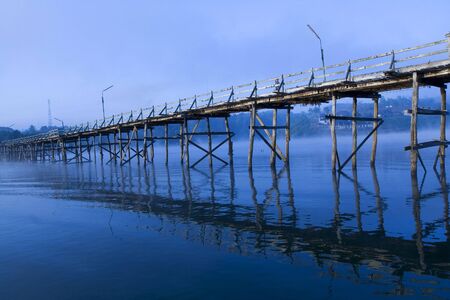 The Wood Bridgeの写真素材