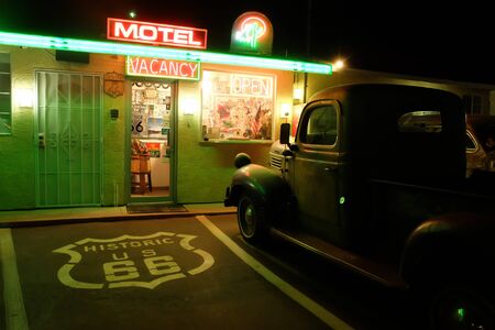 Route 66 Motel, Arizonaのeditorial素材