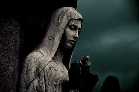 The Verano cemetery, Romeの写真素材