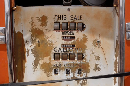 especially gas station, Route66の写真素材