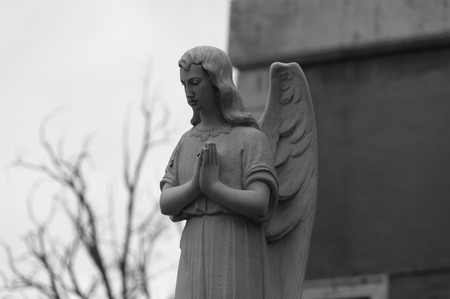 Statue of an angelの写真素材