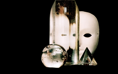 Bottle and maskの写真素材