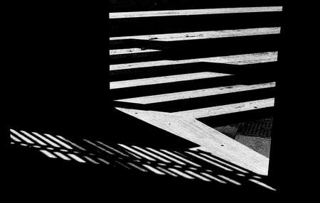 Abstract shadow play
