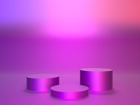 3d background render image of geometric podium showcase product background.の写真素材