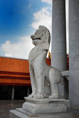 Lion Fairy In Marble Templeの写真素材