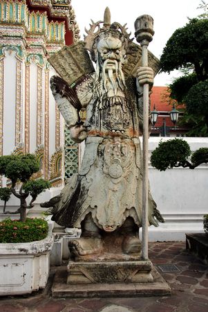 Giant Statue at Wat Pra Kaew Thailandの写真素材