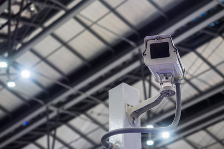 Security Camera, CCTV on location, airportの写真素材