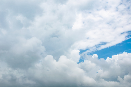 beautiful blue sky with clouds background.Sky cloudsの写真素材