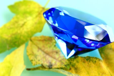 Blue sapphireの写真素材
