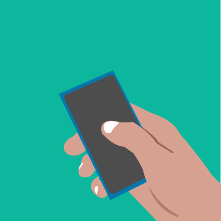 Click handphone. illustrations and vectore