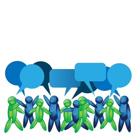 Talking people icon.Communication icon.  illustration in vector formatのイラスト素材