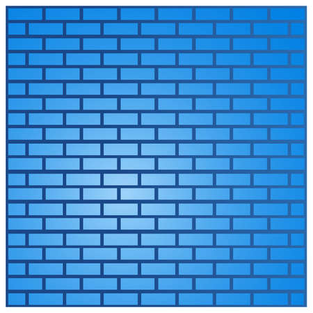 Blue brick wall background. Vector illustration.のイラスト素材