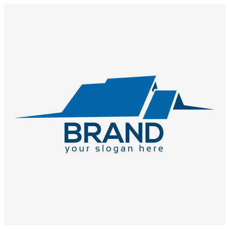 House logo vector. Flat design. Vector Illustration on white background.のイラスト素材