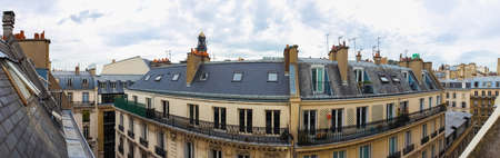 view over the roofs of Paris, France