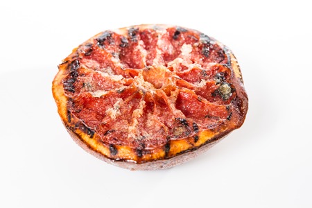 The Grilled grapefruit for breakfast, selective focusの写真素材