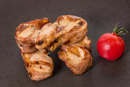 Grilled Steak. Meat. Selective Focus. Close upの写真素材