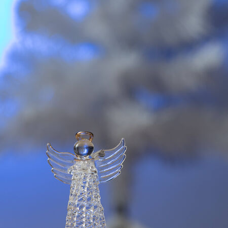 Christmas and New Year decoration. Selective focus. Creative backgroundの写真素材