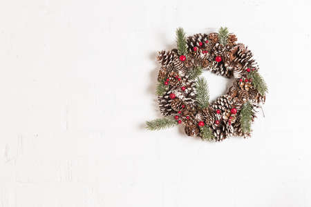 Christmas and New Year decoration. Selective focus. Creative background
