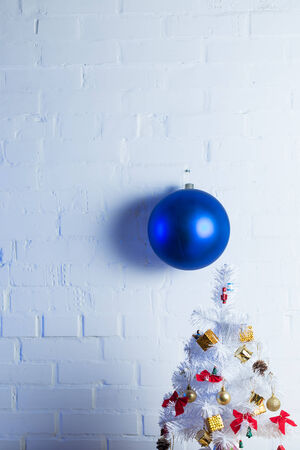 Christmas and New Year decoration. Selective focus. Creative backgroundの写真素材