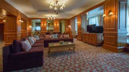Interior design. the Classic living room interiorの写真素材