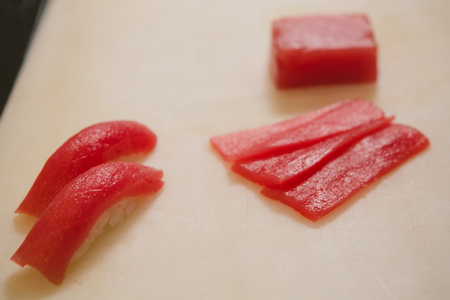 fresh raw sashimiの写真素材