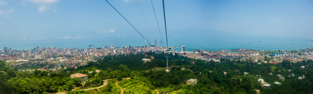 view from the cabin cableway