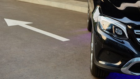 Detail of a beauty and fast sportcar. Shallow dofの写真素材
