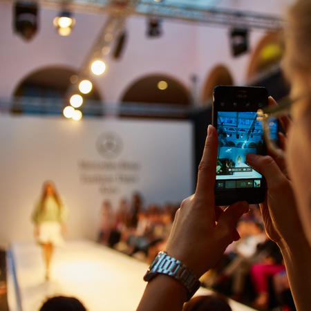KIEV, UKRAINE - SEPTEMBER 6: Mercedes-Benz Kiev Fashion Days. Fashion showのeditorial素材