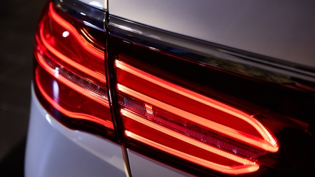 Detail of a beauty and fast sportcar.の写真素材
