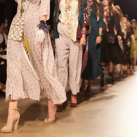 Fashion Show, A Catwalk Event. Shallow dofの写真素材