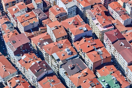 View of the roofs of Istanbul.