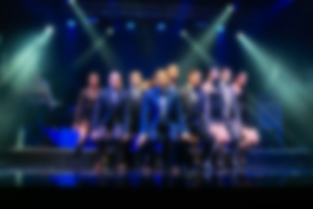 Abstract blur rock music live on concert stage