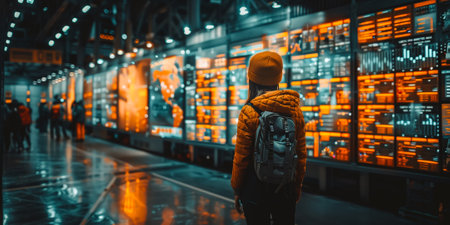 Engineering use augmented mixed virtual reality integrate artificial intelligence combine deep, machine learning, digital twin, 5G, industry 4.0 technology to improve management efficiency quality.の素材