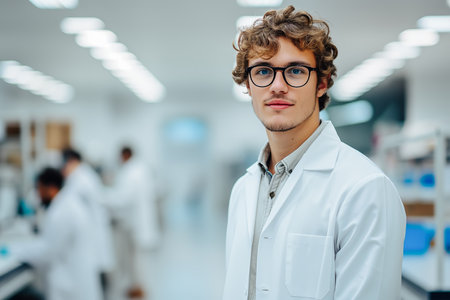 Portrait, man and confident doctor in hospital for healthcare service, career or medicine. Face, medical professional and expert surgeon, employee and physician working at wellness clinicの素材