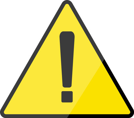 Exclamation mark icon. Vector image.のイラスト素材