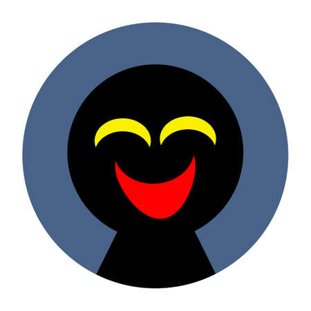 Suspicious person icon. Imagine suspicious people, scammers, etc.のイラスト素材