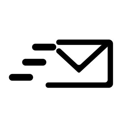 Send mail icon. Simple vector illustration.のイラスト素材