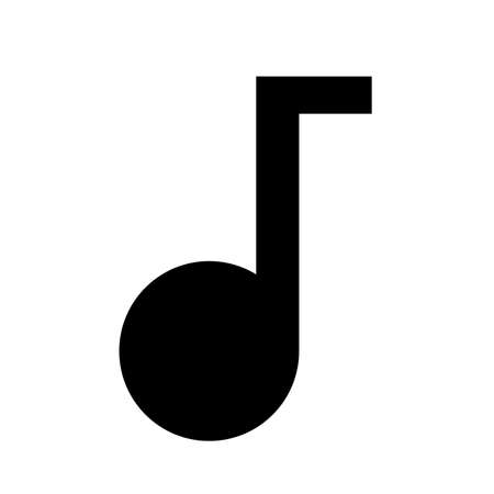 Music symbol icon. Music note vectors.のイラスト素材