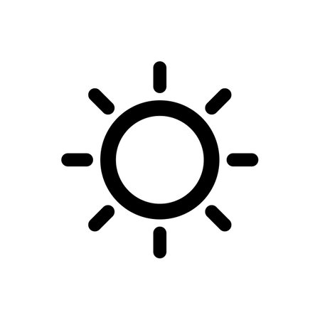 Brightness Icon. Intensity Setting. Vector.のイラスト素材
