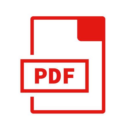PDF file. Electronic document vector.のイラスト素材