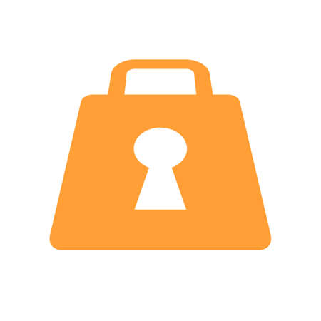 Padlock icon. Security and lock icon. Vector.のイラスト素材