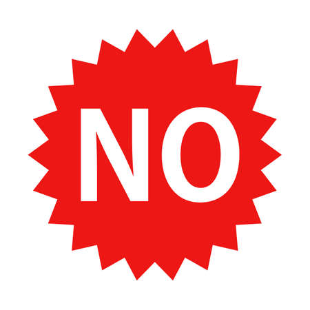 No label. Prohibited or denied. Vectors.のイラスト素材