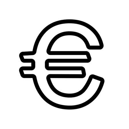 Euro symbol icon. Currency and money. Vectors.のイラスト素材